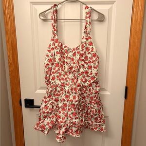 Wild Fable Red Floral Camisole Dress